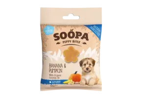 Soopa Banana & Pumpkin Healthy Bites for Puppies