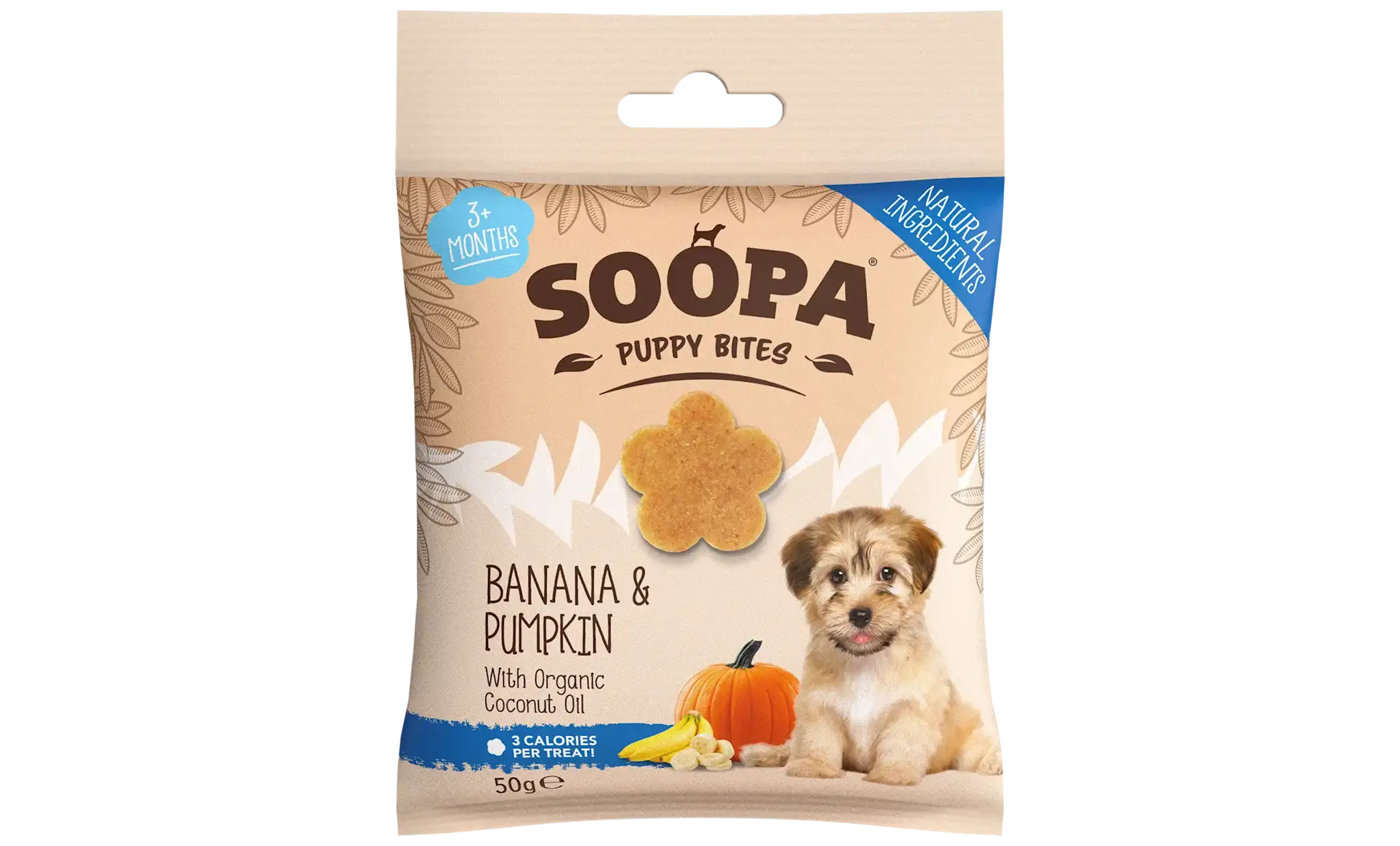 Soopa Banana & Pumpkin Healthy Bites for Puppies
