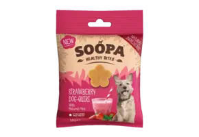Soopa Strawberry & Dog Quiri Healthy Bites
