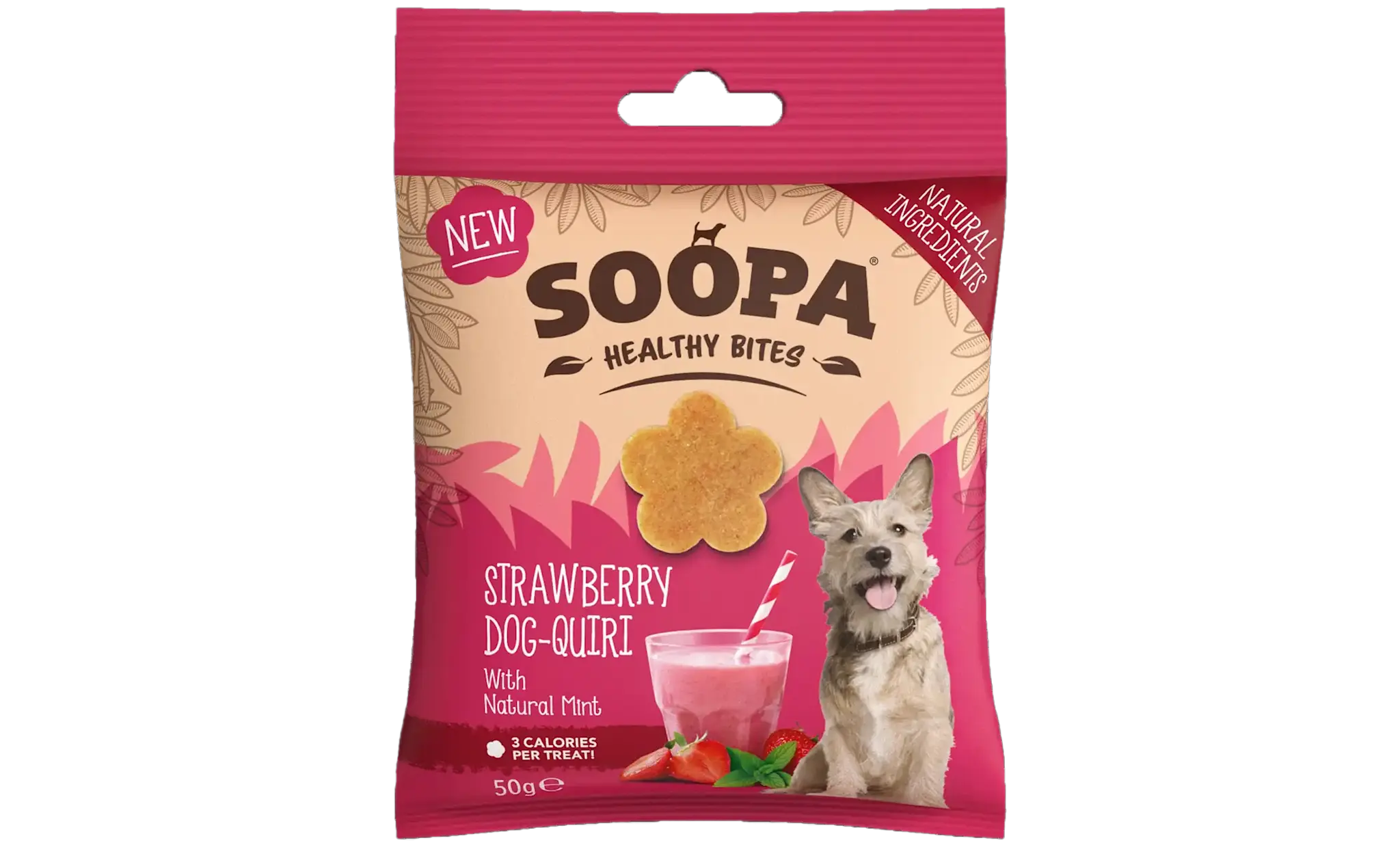 Soopa Strawberry & Dog Quiri Healthy Bites