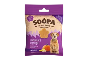 Soopa Banana, Pumpkin & Flaxseed Healthy Bites for Senior Dogs
