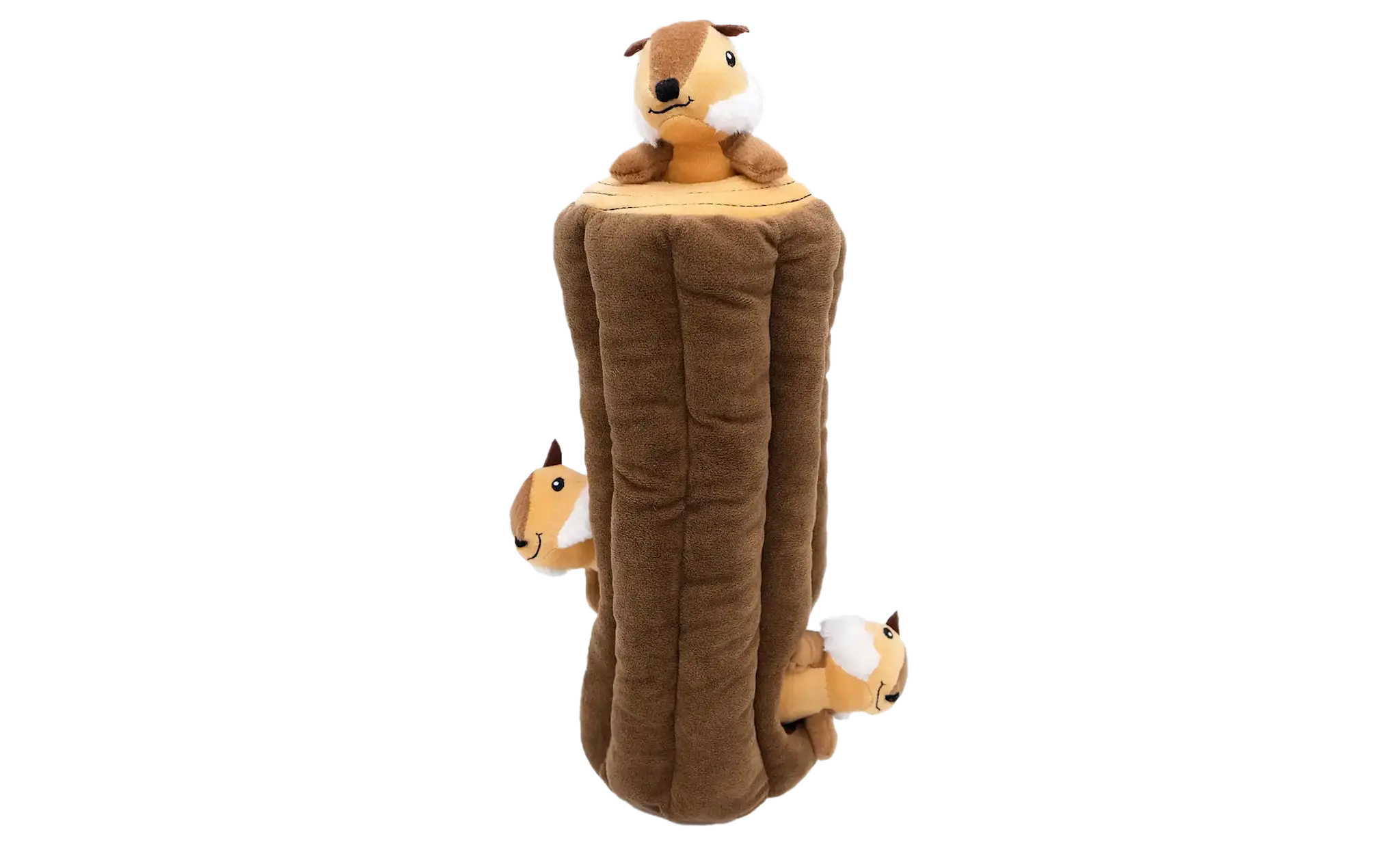 ZippyPaws Burrow Log with Chipmunks