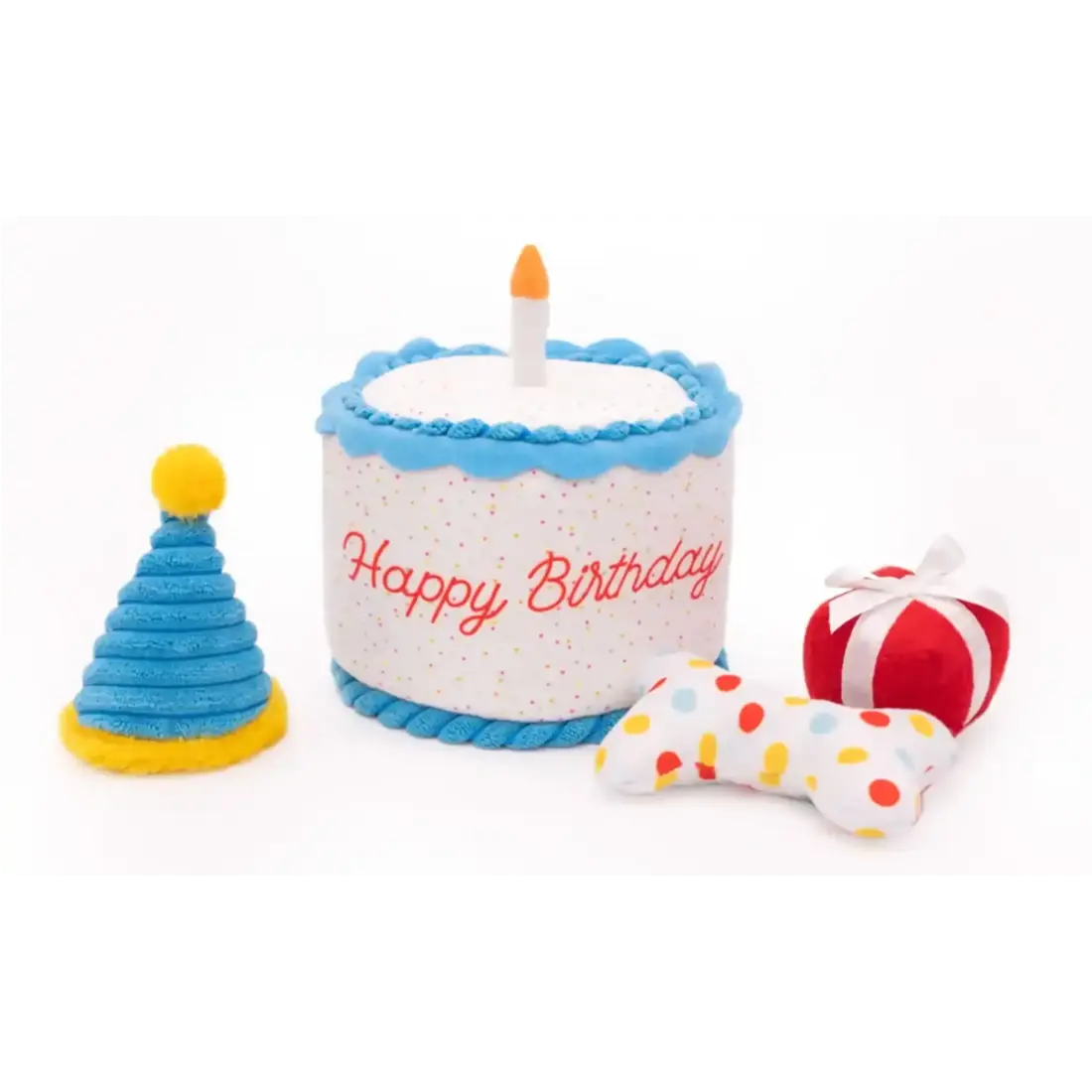 ZippyPaws Burrow Birthday Cake