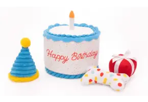 ZippyPaws Burrow Birthday Cake