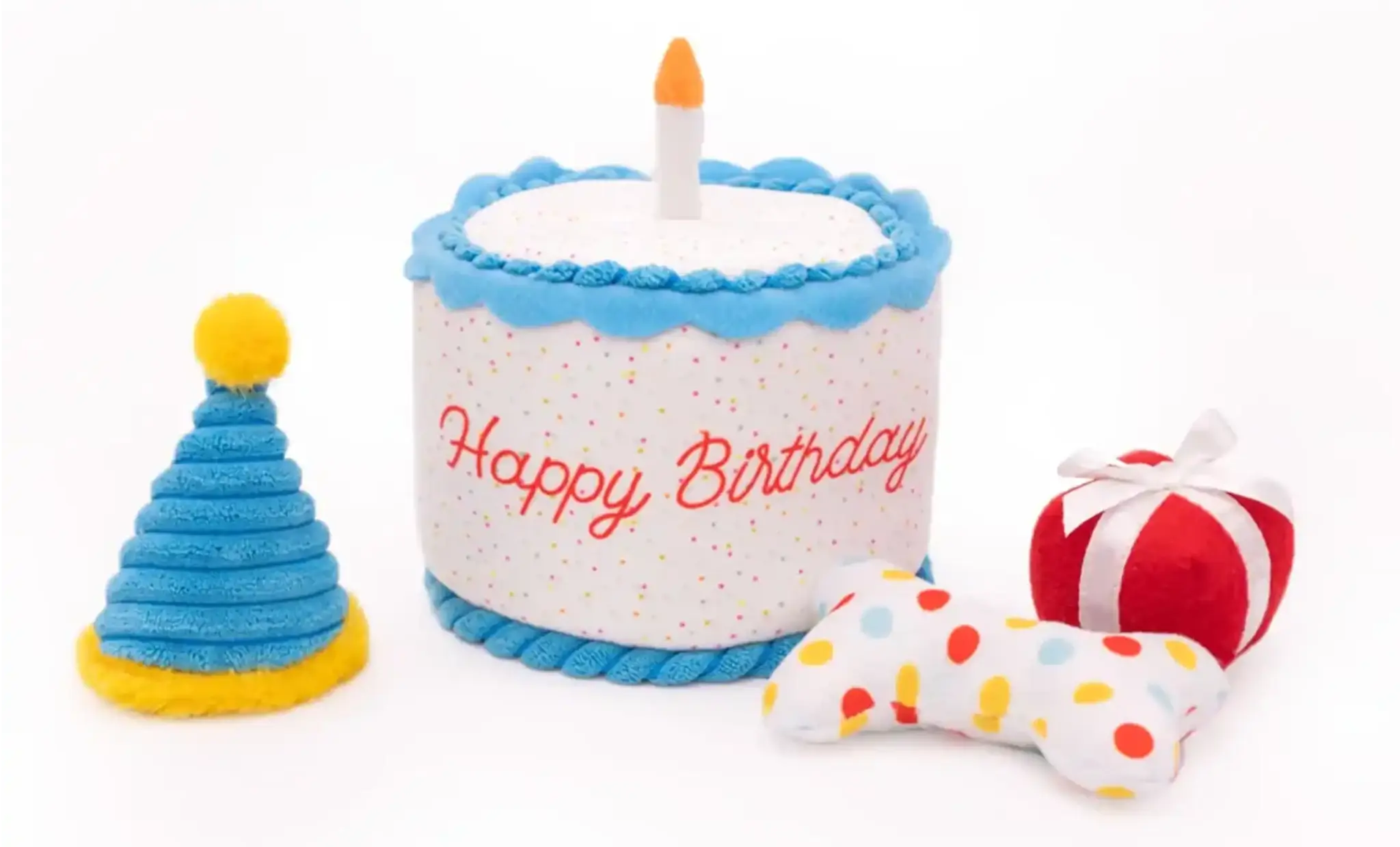 ZippyPaws Burrow Birthday Cake