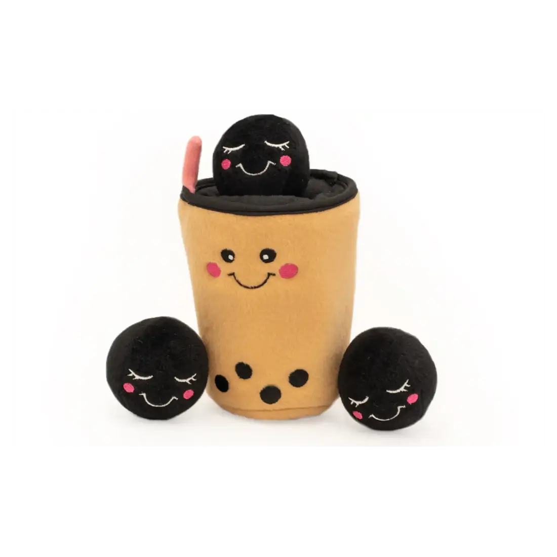 ZippyPaws Burrow Boba Milk Tea