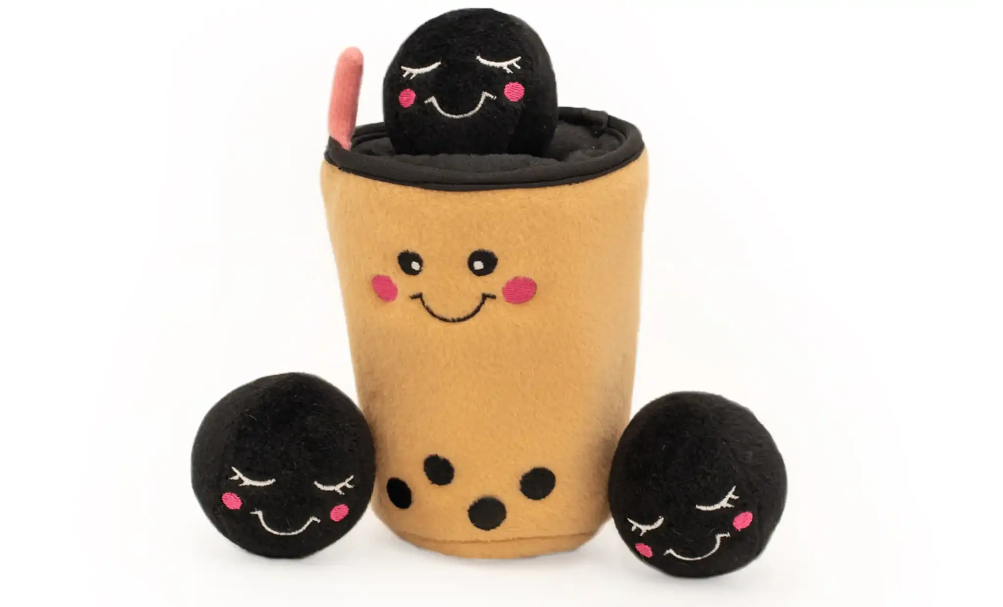 ZippyPaws Burrow Boba Milk Tea