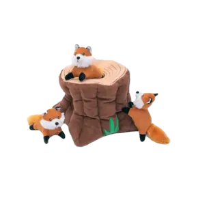 ZippyPaws Burrow Fox Stump