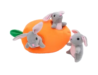ZippyPaws Burrow Bunny ’n Carrot
