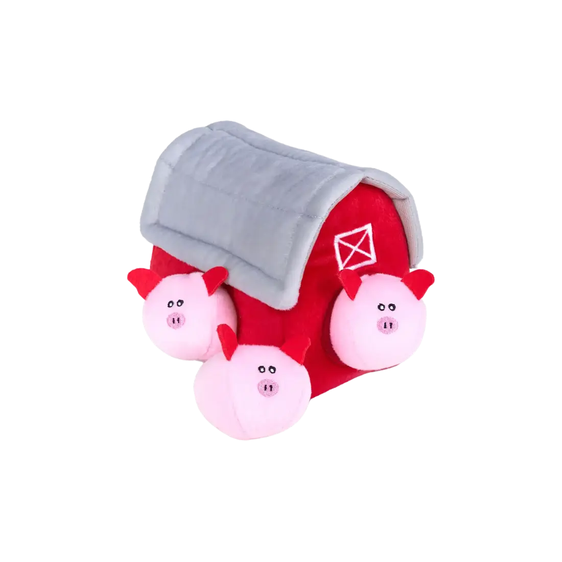 ZippyPaws Burrow Pig Barn with Bubble Babiez