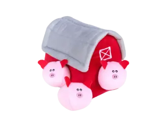 ZippyPaws Burrow Pig Barn with Bubble Babiez