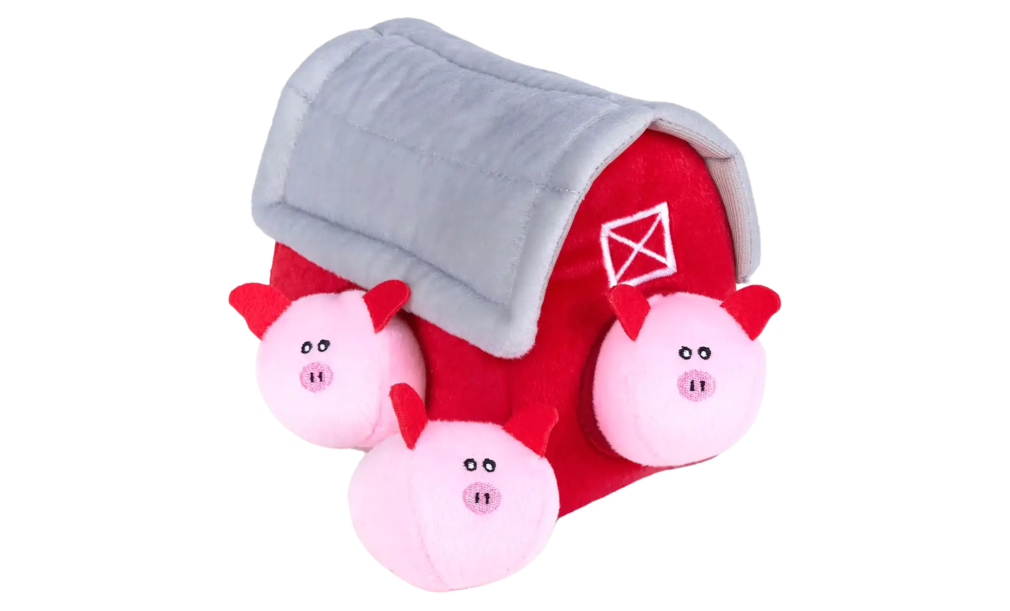 ZippyPaws Burrow Pig Barn with Bubble Babiez