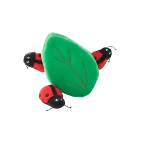 ZippyPaws Burrow Ladybugs in Leaf