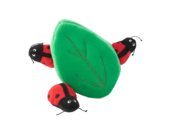 ZippyPaws Burrow Ladybugs in Leaf