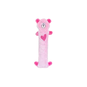 ZippyPaws Jigglerz Pink Bear