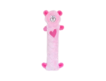 ZippyPaws Jigglerz Pink Bear
