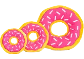 ZippyPaws Donutz - Strawberry