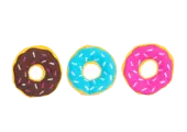 ZippyPaws Miniz 3-Pack Donutz