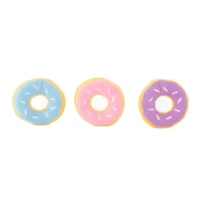 ZippyPaws Easter Miniz 3-Pack Donutz