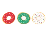 ZippyPaws Holiday Miniz 3-Pack Donutz