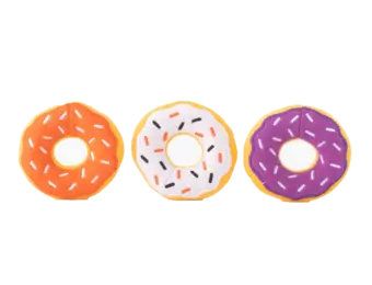 ZippyPaws Halloween Miniz 3-Pack Donutz