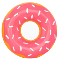 ZippyPaws Latex Donutz – Strawberry