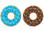ZippyPaws Latex Donutz 2-Pack – Chocolate & Blueberry