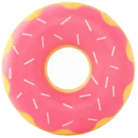 ZippyPaws ZippyTuff Donutz – Strawberry