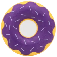 ZippyPaws Halloween ZippyTuff Donutz – Grape Jelly