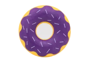 ZippyPaws Halloween ZippyTuff Donutz – Grape Jelly