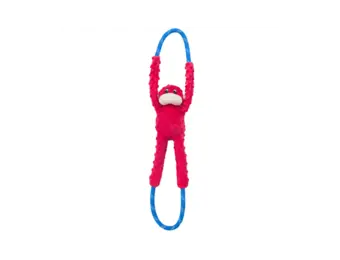 ZippyPaws RopeTugz Monkey – Red