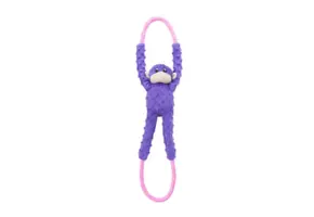ZippyPaws RopeTugz Monkey – Purple
