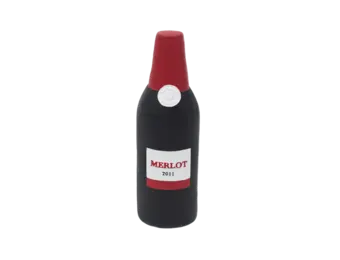 ZippyPaws Latex Happy Hour Crusherz – Red Wine