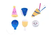 ZippyPaws Miniz 6-Pack Party