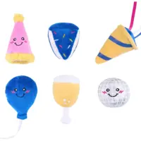 ZippyPaws Miniz 6-Pack Party