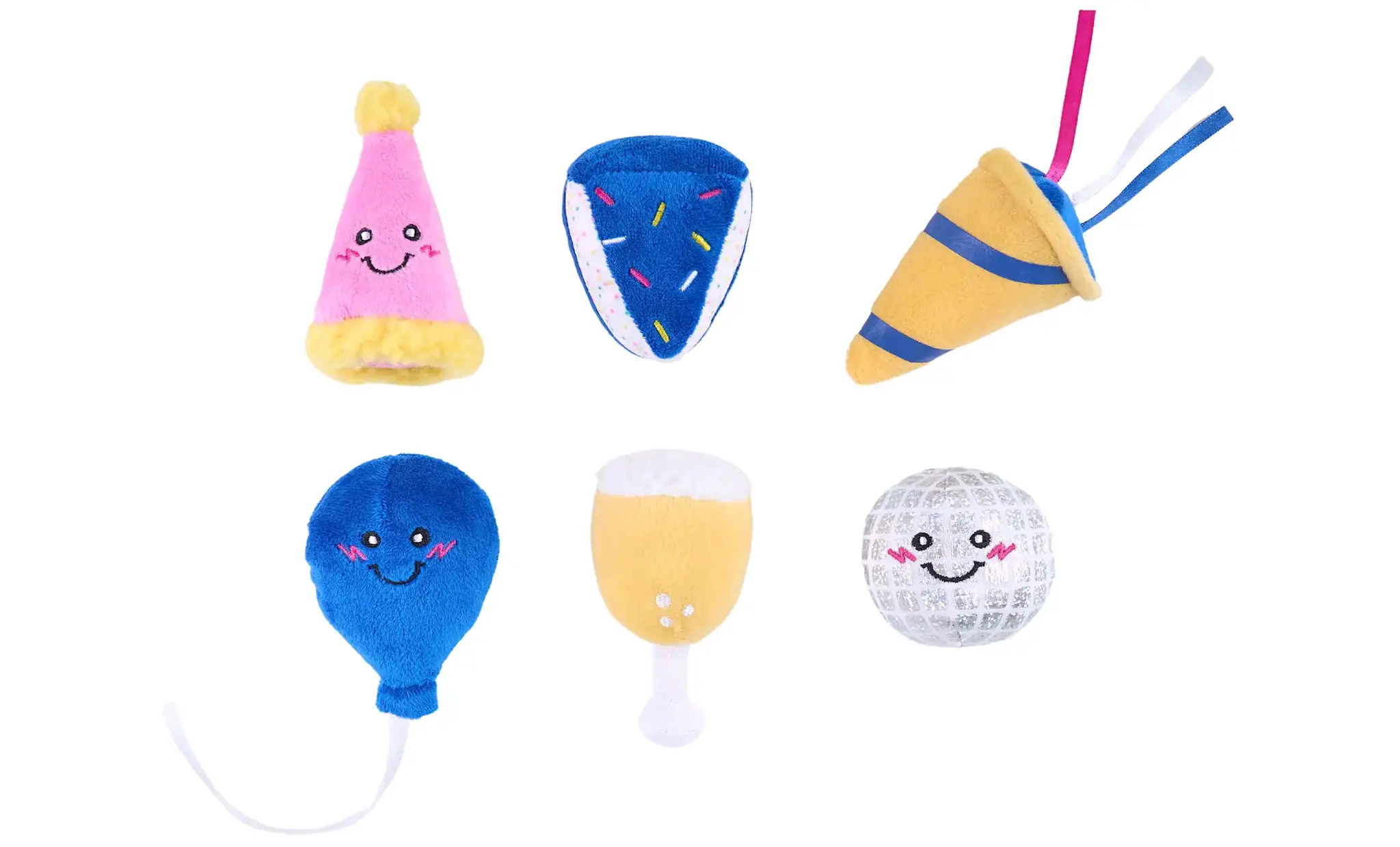 ZippyPaws Miniz 6-Pack Party