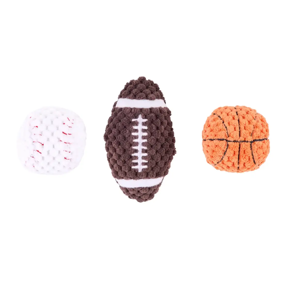 ZippyPaws Miniz 3-Pack Sportsballz