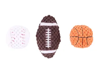 ZippyPaws Miniz 3-Pack Sportsballz