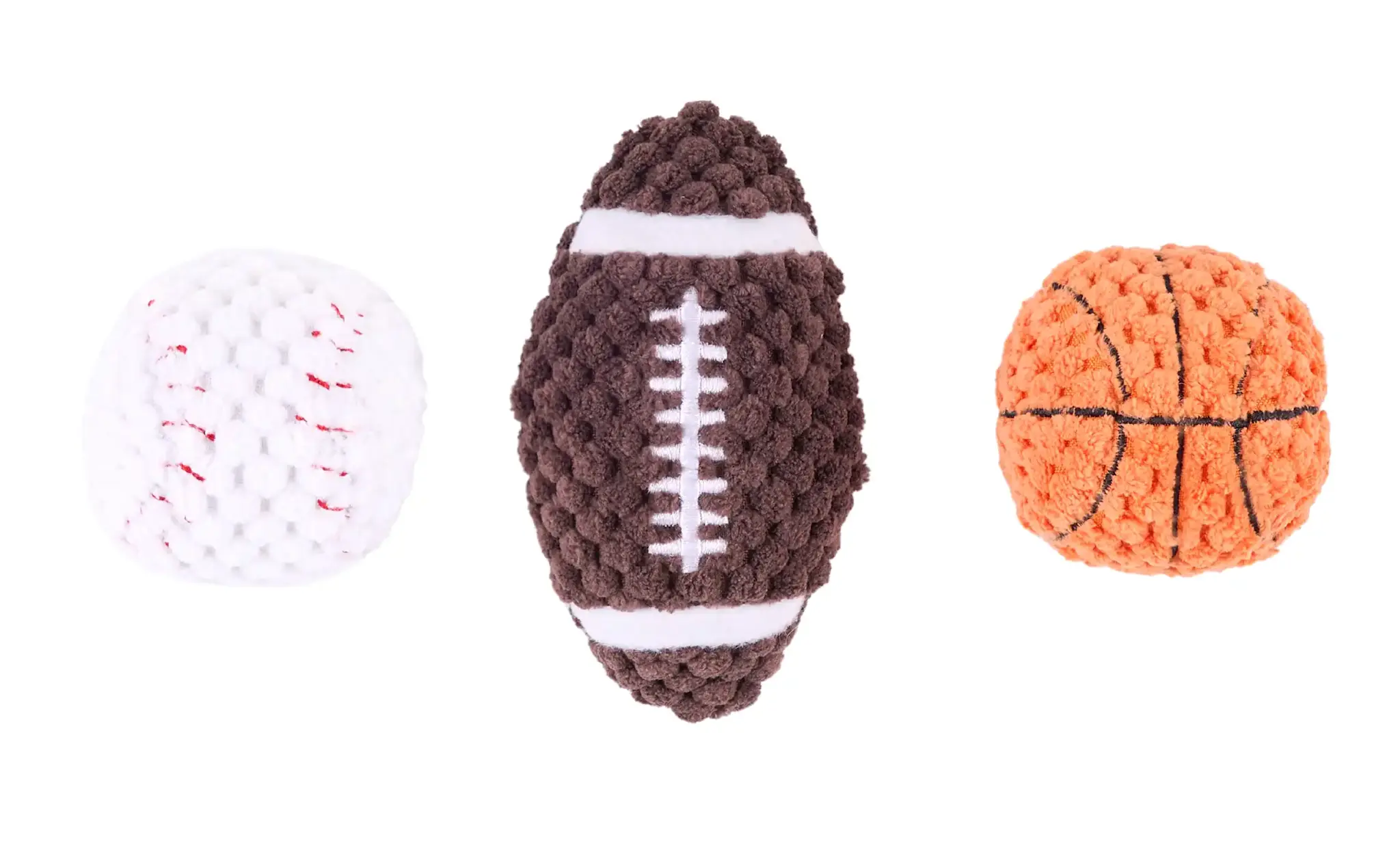ZippyPaws Miniz 3-Pack Sportsballz