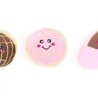 ZippyPaws Miniz 3-Pack Pan Dulce