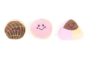 ZippyPaws Miniz 3-Pack Pan Dulce