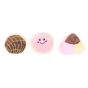 ZippyPaws Miniz 3-Pack Pan Dulce
