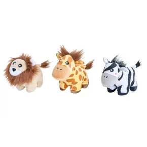 ZippyPaws Miniz 3-Pack Jungle Safari