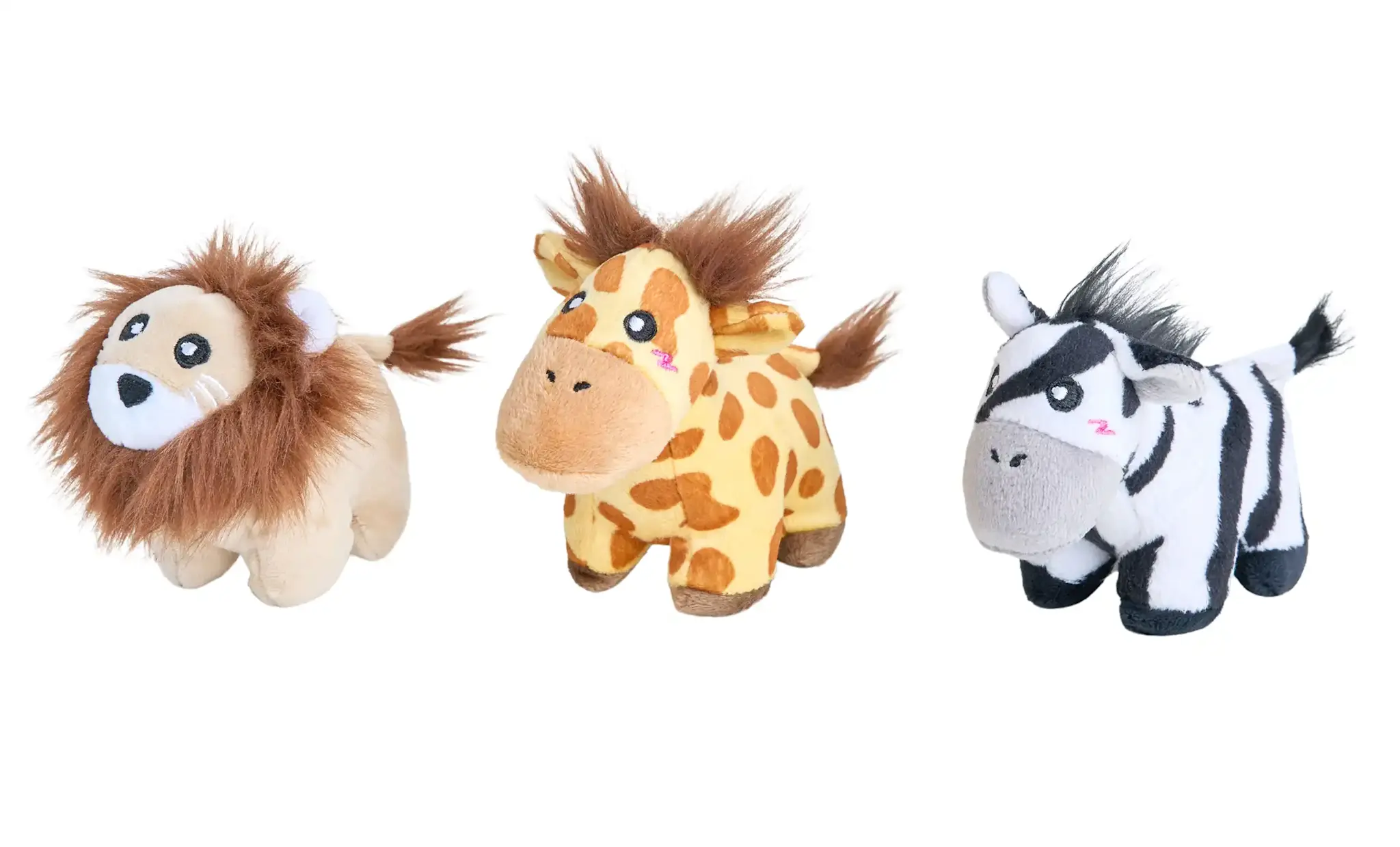 ZippyPaws Miniz 3-Pack Jungle Safari