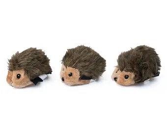 ZippyPaws Miniz 3-Pack Hedgehogs