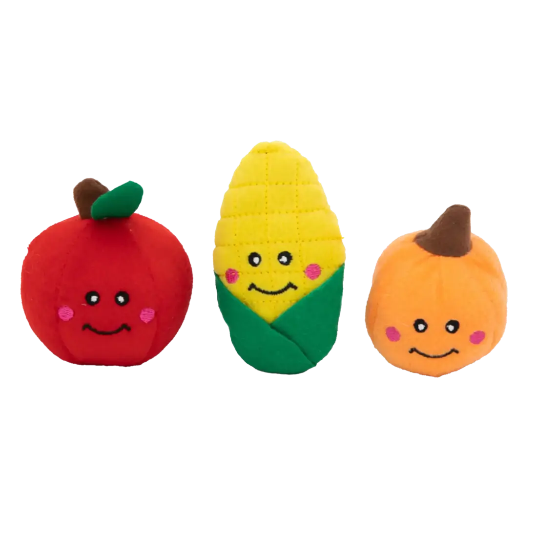 ZippyPaws Miniz 3-Pack Fall Harvest