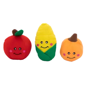 ZippyPaws Miniz 3-Pack Fall Harvest