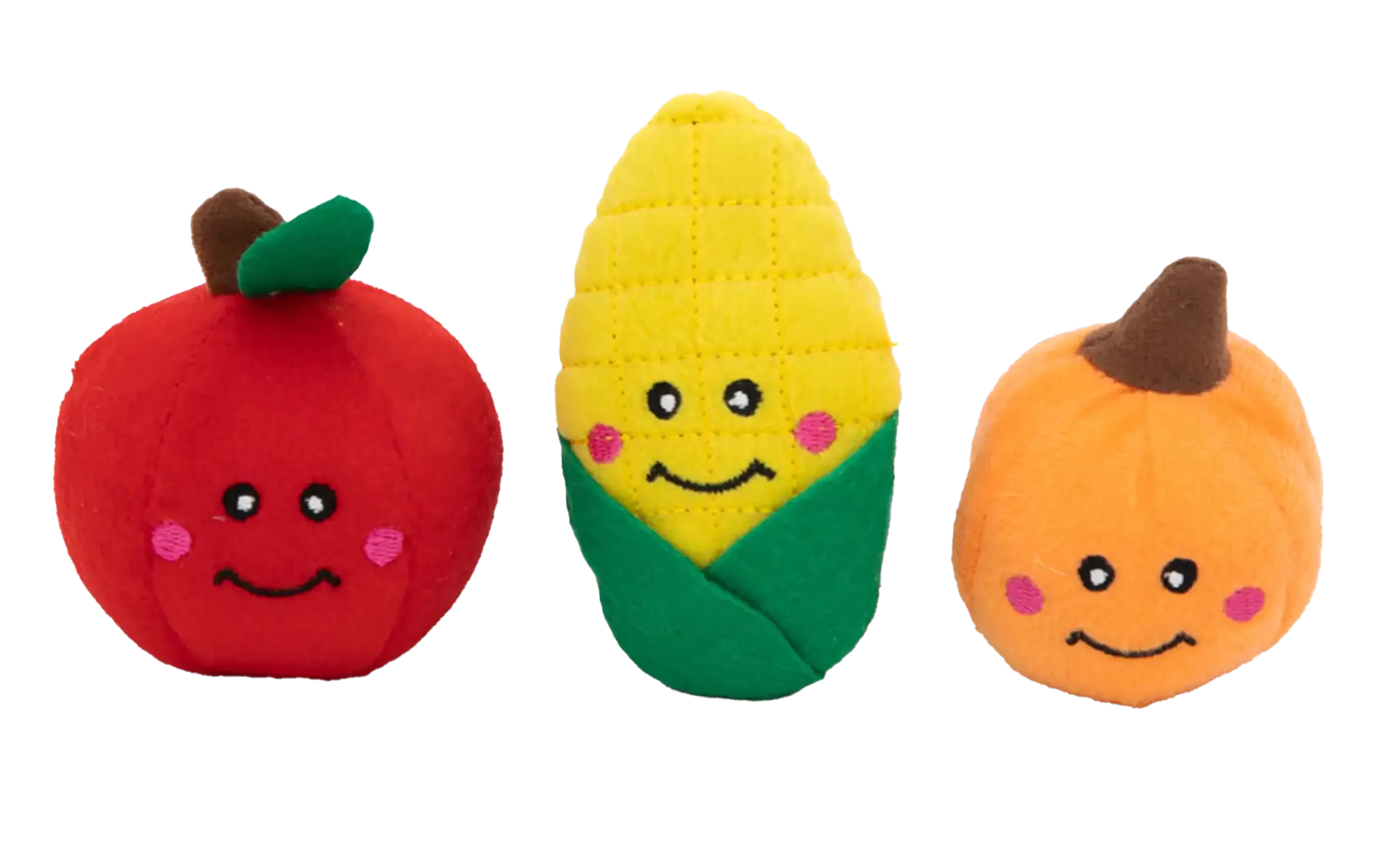 ZippyPaws Miniz 3-Pack Fall Harvest