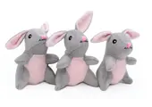 ZippyPaws Miniz 3-Pack Bunnies