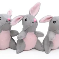 ZippyPaws Miniz 3-Pack Bunnies